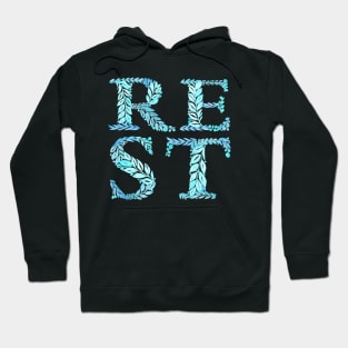 Rest in teal Hoodie